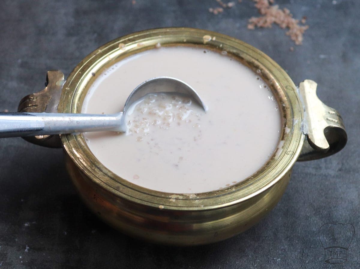 Ari Payasam served in traditional bowl